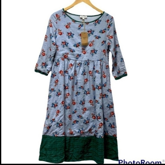 NWT Hidden Alley Floral Boho Prairie Dress Size Small - Picture 7 of 7